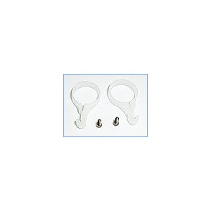 Delrin Tail Push Rod Guides (WHITE) - T-REX 450 PRO/SPORT 