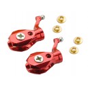 Precision CNC Aluminum Main Blade Grip set (RED) - BLADE MCPX
